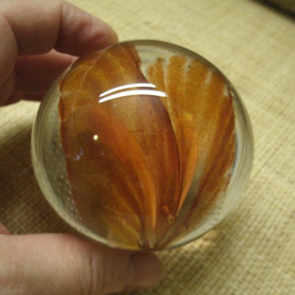 Art Glass Sphere Paper Weight - Picture 12 of 16